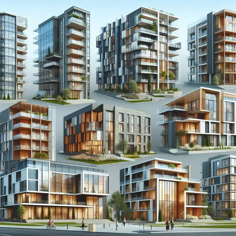 انواع نمای ساختمان