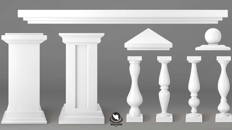 المان های نما تراورتن