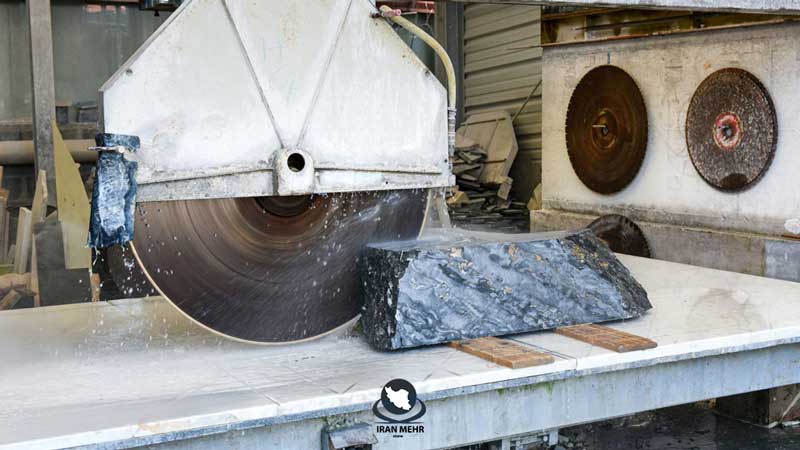 مراحل فرآوری سنگ ساختمانی