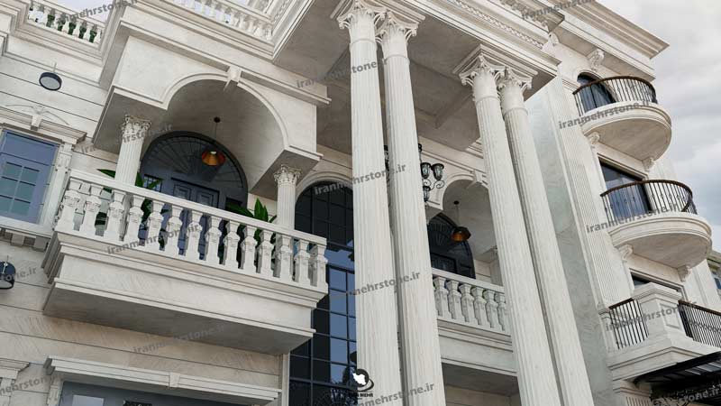 مزایای سنگ تراورتن عباس آباد در نمای ساختمان