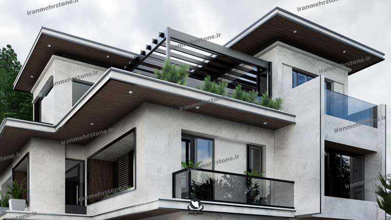 سنگ لوکس برای نما ساختمان