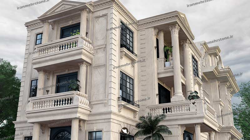 سنگ تراورتن برای نمای ساختمان های مناطق گرمسیر