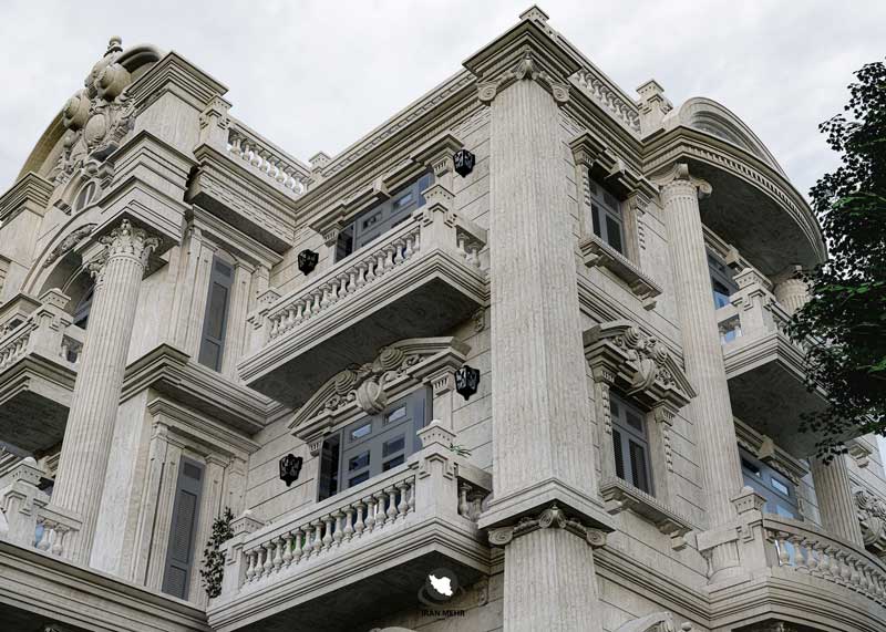 مزایای نمای ساختمان های شمال کشور با سنگ تراورتن سفید