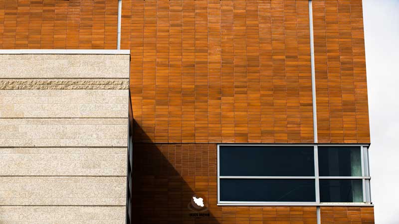 بهترین سنگ نمای ترکیبی با آجر نسوز