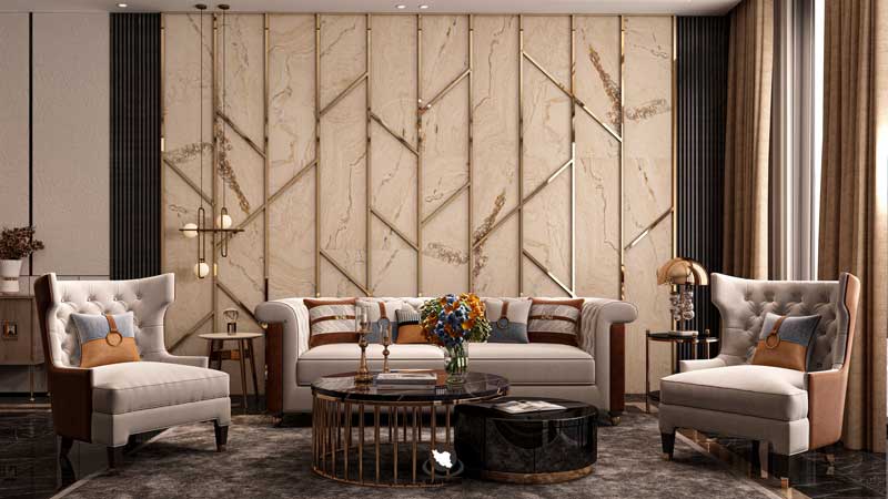 کاربرد سنگ تراورتن عباس آباد در دکوراسیون داخلی