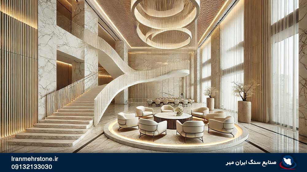 بهترین سنگ اسلب برای لابی