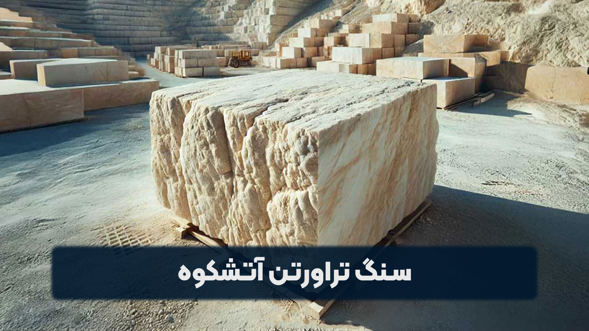 سنگ تراورتن آتشکوه